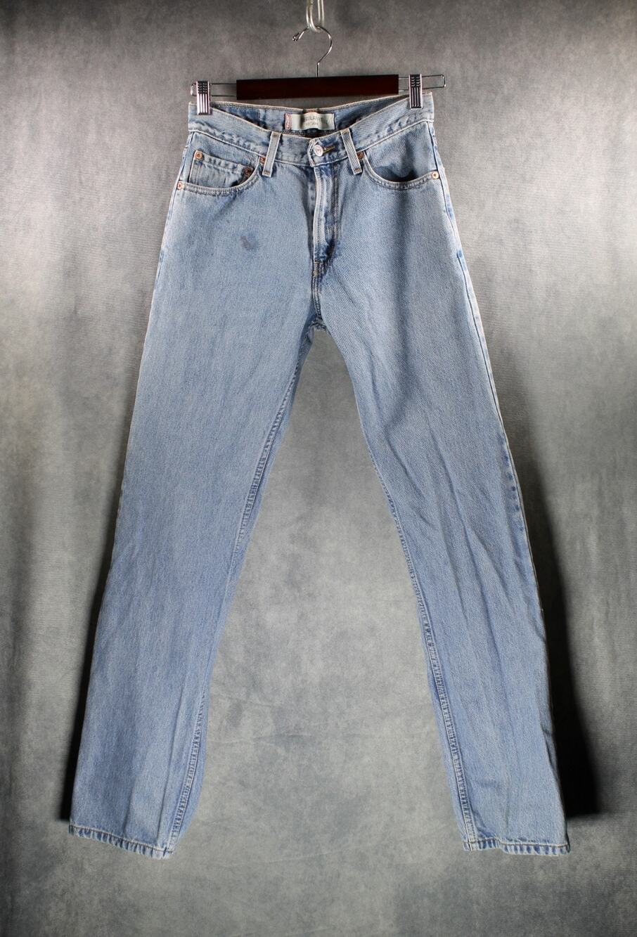 Vintage Mens Levi's 505 Regular Fit Light Wash Denim Jeans W29 L34